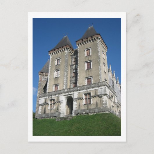 Pau-kasteel Briefkaart (Voorkant)