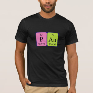Pau periodiek table name shirt