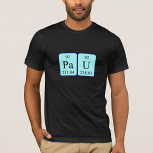 Pau periodiek table name shirt