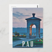 Pau Photo Vintage Briefkaart (Voorkant / Achterkant)