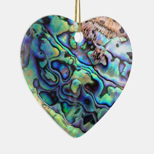 Paua abalone shell detail keramisch ornament (Rechts)