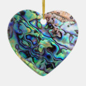 Paua abalone shell detail keramisch ornament (Voorkant)