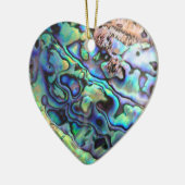 Paua abalone shell detail keramisch ornament (Links)