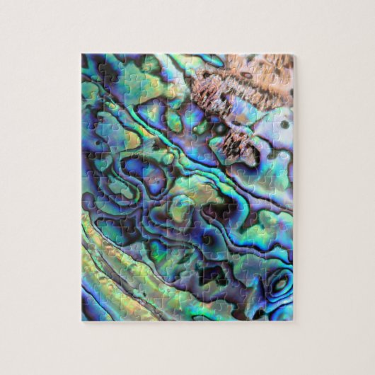 Paua abalone shell detail legpuzzel (Verticaal)