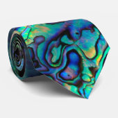 Paua abalone shell stropdas (Opgerold)