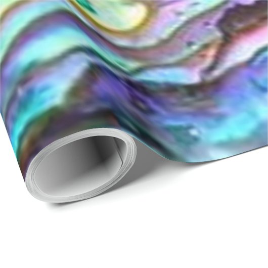 Paua Abalone Shell Wrapping Paper Cadeaupapier (Rol Hoek)