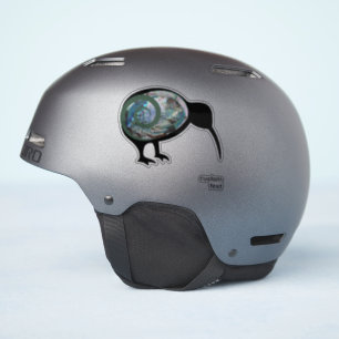 PAUA KIWI NIEUW-ZEELAND INHEEMSE VOGEL GROENE KORU STICKER