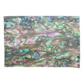 Paua Shell Abalone Natural Pillow Hoesje Sham Kussensloop (Voorkant)