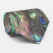 Paua Shell Abalone Natural stropdas (Opgerold)