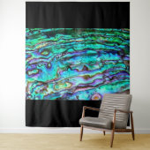 Paua Shell Abalone Tapestry Wandkleed (In situ)