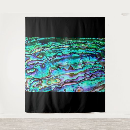 Paua Shell Abalone Tapestry Wandkleed (Voorkant)