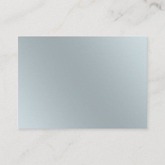 Paua shell & Waves Wedding Receptie Kaart (Achterkant)