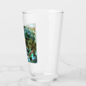 Paua Zwart Abalone Shell regenboog kleuren Glas (Links)