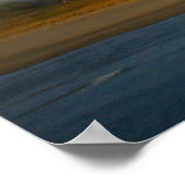 Pauanui-schiereiland bedekt met Fog Poster (Hoek)