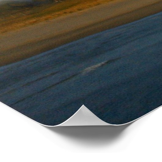 Pauanui-schiereiland bedekt met Fog Poster (Hoek)