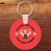 PauceK en Lage Gym & Fitness Sleutelhanger (Voorkant)