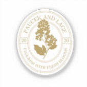 Paucek & Lage – Bloei Met Verse Bloemen Sticker (Voorkant)