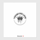 Paueek en Lage Custom-Cut Vinyl Sticker (Vel)