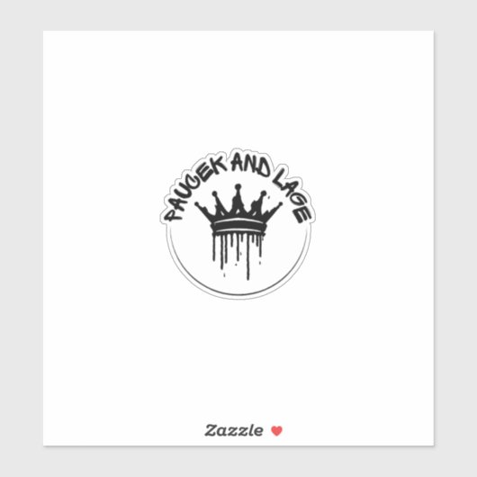 Paueek en Lage Custom-Cut Vinyl Sticker (Vel)