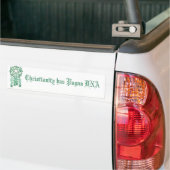 Paug, het christendom heeft Pagan DNA Bumpersticker (Op Truck)