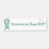 Paug, het christendom heeft Pagan DNA Bumpersticker (Voorkant)