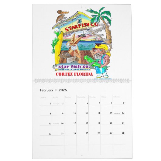 Paul Arnold's 2024 Anna Maria Island Kunstkalender Kalender (Feb 2026)
