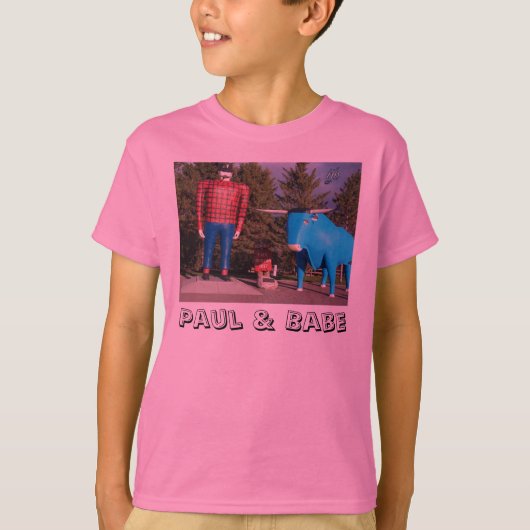 "Paul & Babe" Girls T-Shirt (Voorkant)