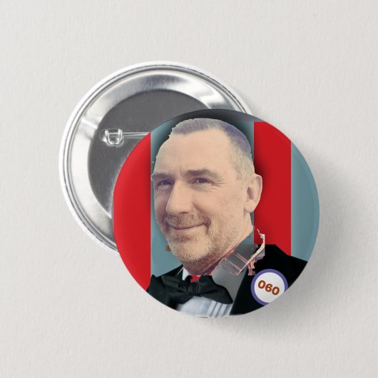 Paul Birthday Afbeelding - 60 Ronde Button 5,7 Cm (Voorkant /achterkant)