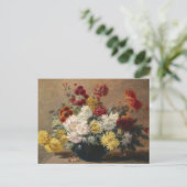 Paul Biva Aster in een Vase Briefkaart (Staand voorkant)