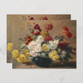 Paul Biva Aster in een Vase Briefkaart (Voorkant / Achterkant)