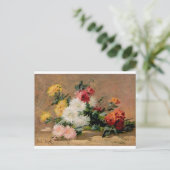 Paul Biva  Flowers Briefkaart (Staand voorkant)