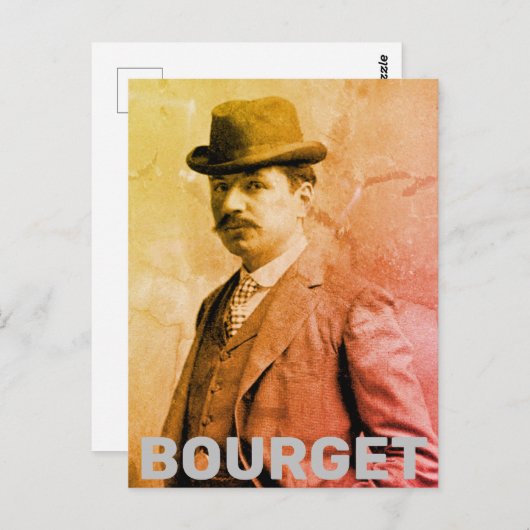 Paul Bourget Briefkaart (Voorkant / Achterkant)