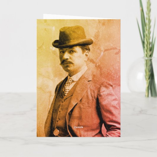 Paul Bourget Kaart (Achterkant)