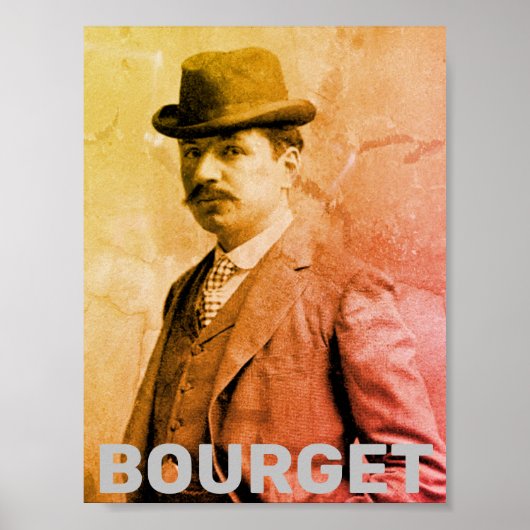 Paul Bourget Poster (Voorkant)
