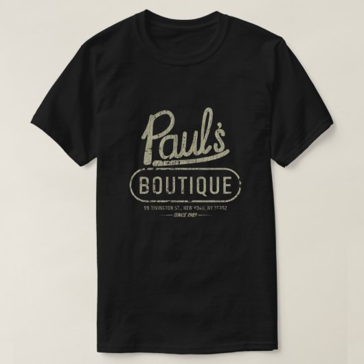 Paul Boutique New York T-shirt (Design voorkant)