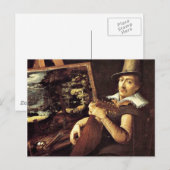 Paul Bril: Self-Portret, 1600 Briefkaart (Voorkant / Achterkant)