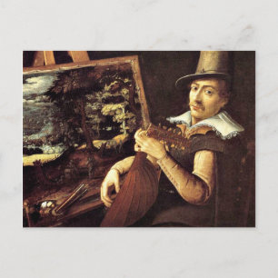 Paul Bril: Self-Portret, 1600 Briefkaart
