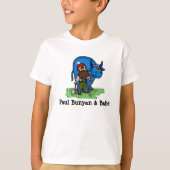 Paul Bunyan en Babe Kind T-shirt (Voorkant)