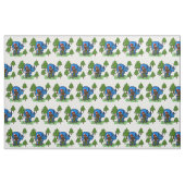 Paul Bunyan en Babe met Pine Trees Fabric Stof (Fat Quarter)
