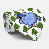 Paul Bunyan en Blue Ox Babe Necktie Ver. 2 Stropdas (Opgerold)