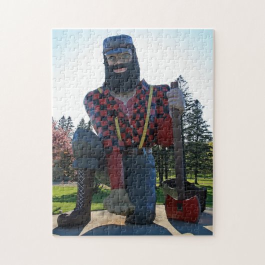 Paul Bunyan en zijn bijl Legpuzzel (Verticaal)