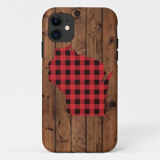 Paul Bunyan geruite Wisconsin telefoonhoesje Case-Mate iPhone Case (Achterkant)