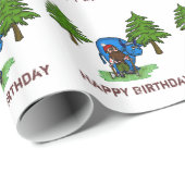 Paul Bunyan Gift    WrapPas het aan! Cadeaupapier (Rol Hoek)