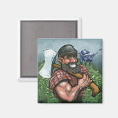 Paul Bunyan Magneet (Voorkant / Achterkant)