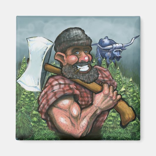 Paul Bunyan Magneet (Voorkant)