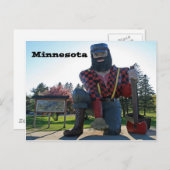 Paul Bunyan Minnesota Sourvenir Briefkaart (Voorkant / Achterkant)