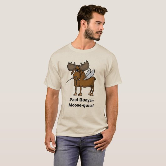 Paul Bunyan Moose-quito T-shirt (Voorkant volledig)