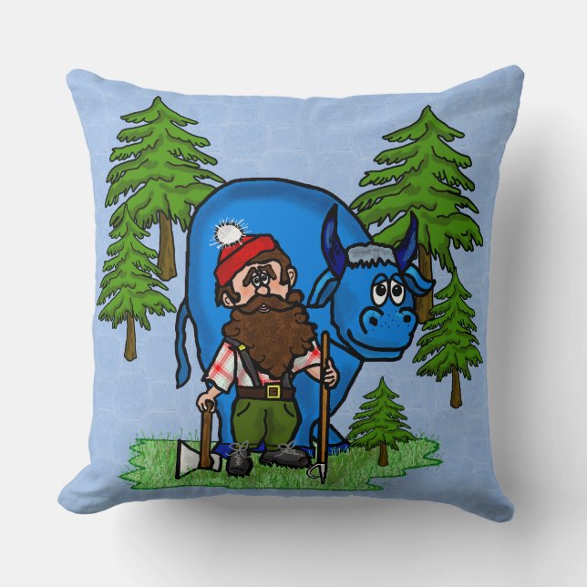 Paul Bunyan Pillow Kussen (Voorkant)