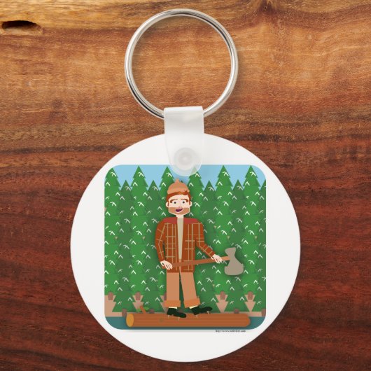 Paul Bunyan Sleutelhanger (Voorkant)