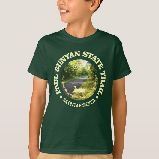 Paul Bunyan State Trail (fietsen c) T-shirt (Voorkant)